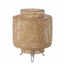 Lussiol Lighting Lampes Ă Poser Lampe En Bambou Naturel H.38 Cm
