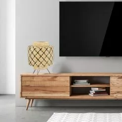 Lussiol Lighting Lampes à Poser Lampe En Bambou Noir H.38 Cm -Luminaires Soldes Boutique lampe en bambou noir h 38 cm 3