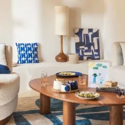 Maisons Du Monde Lampes à Poser Lampe En Bois De Manguier Et Abat-jour En Lin Beige -Luminaires Soldes Boutique lampe en bois de manguier et abat jour en lin beige 1000 0 30 221102 4