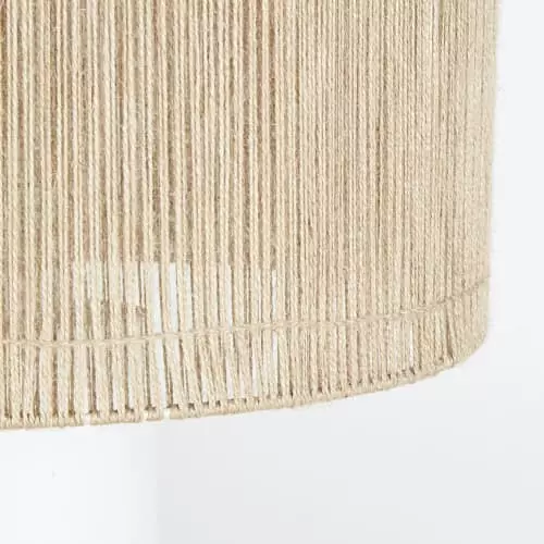 Maisons Du Monde Lampes à Poser Lampe En Céramique Blanche Et Abat-jour En Corde De Jute H73 2 Maisons Du Monde Lampes à Poser Lampe En Céramique Blanche Et Abat-jour En Corde De Jute H73 – Image 2
