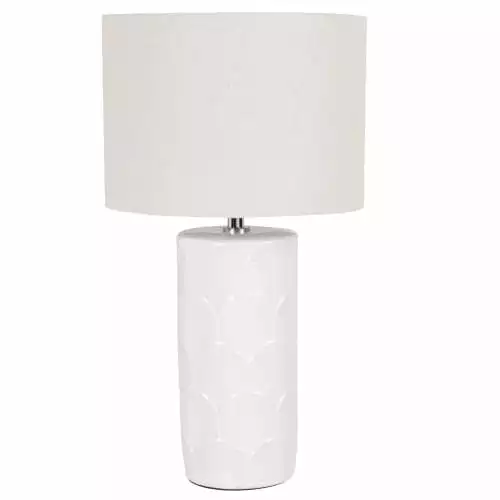 Maisons Du Monde Lampes à Poser Lampe En Céramique Blanche Et Abat-jour En Coton Beige 1 Maisons Du Monde Lampes à Poser Lampe En Céramique Blanche Et Abat-jour En Coton Beige