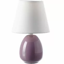 Unimasa Lampes à Poser Lampe En Céramique Parme 24.5 Cm
