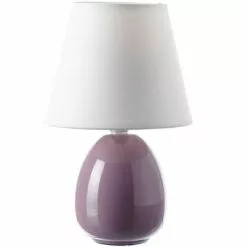 Unimasa Lampes à Poser Lampe En Céramique Parme 24.5 Cm -Luminaires Soldes Boutique lampe en ceramique parme 24 5 cm 3