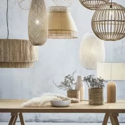 Maisons Du Monde Lampes à Poser Lampe En Chêne Et Abat-jour En Coton Blanc -Luminaires Soldes Boutique lampe en chene et abat jour en coton blanc 1000 16 23 211870 5