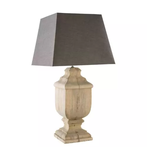 Maisons Du Monde Lampes à Poser Lampe En Manguier Et Abat-jour Gris Anthracite 2 Maisons Du Monde Lampes à Poser Lampe En Manguier Et Abat-jour Gris Anthracite – Image 2