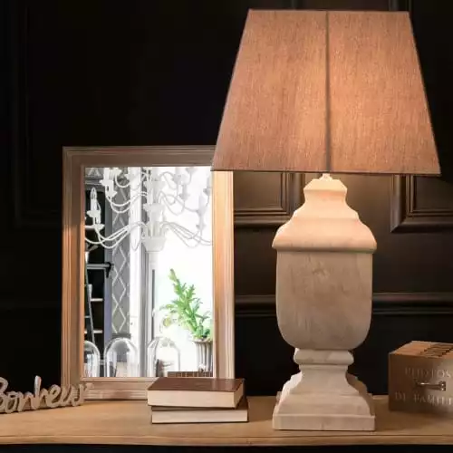 Maisons Du Monde Lampes à Poser Lampe En Manguier Et Abat-jour Gris Anthracite 5 Maisons Du Monde Lampes à Poser Lampe En Manguier Et Abat-jour Gris Anthracite – Image 5