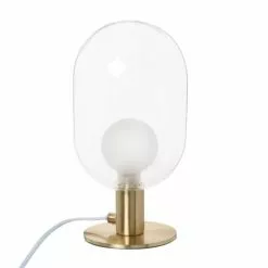 Maisons Du Monde Lampes à Poser Lampe En Métal Doré Et Verre