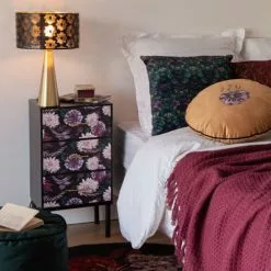 Maisons Du Monde Lampes à Poser Lampe En Métal Doré Et Verre Noir -Luminaires Soldes Boutique lampe en metal dore et verre noir 1000 6 26 228027 3