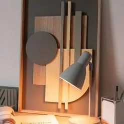 Maisons Du Monde Lampes à Poser Lampe En Métal Gris -Luminaires Soldes Boutique lampe en metal gris 1000 12 39 224514 4