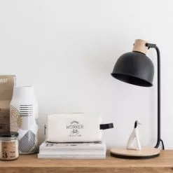 Maisons Du Monde Lampes à Poser Lampe En Métal Noir Et Manguier -Luminaires Soldes Boutique lampe en metal noir et manguier 1000 1 3 195450 3