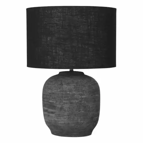 Maisons Du Monde Lampes à Poser Lampe En Terre Cuite Noire Et Abat-jour En Jute Teinté Noir H65 1 Maisons Du Monde Lampes à Poser Lampe En Terre Cuite Noire Et Abat-jour En Jute Teinté Noir H65