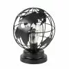 Maisons Du Monde Guirlandes Et Décorations Lumineuses Lampe Globe En Métal Noir Ajouré Avec Ampoule LED