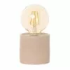 Maisons Du Monde Guirlandes Et Décorations Lumineuses Lampe Globe En Verre Et Argile Rose H16
