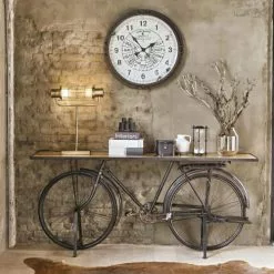 Maisons Du Monde Lampes à Poser Lampe Indus En Métal Doré Effet Vieilli -Luminaires Soldes Boutique lampe indus en metal dore effet vieilli 1000 13 0 202704 3