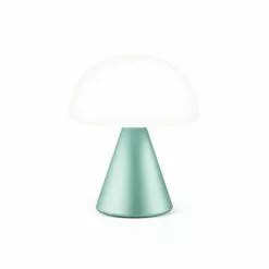 Lexon Lampes à Poser Lampe LED Portable Medium En Aluminium Bleu Céladon