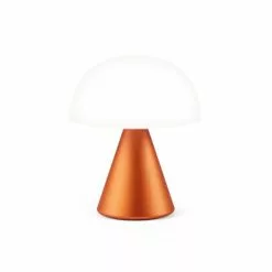 Lexon Lampes Ă Poser Lampe LED Portable Medium En Aluminium Orange