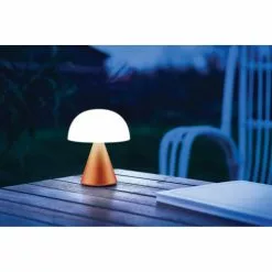 Lexon Lampes à Poser Lampe LED Portable Medium En Aluminium Orange -Luminaires Soldes Boutique lampe led portable medium en aluminium orange 5