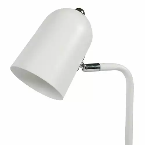 Decoratie Lampes à Poser Lampe Métal Avec Pot Crayons Blanc 2 Decoratie Lampes à Poser Lampe Métal Avec Pot Crayons Blanc – Image 2