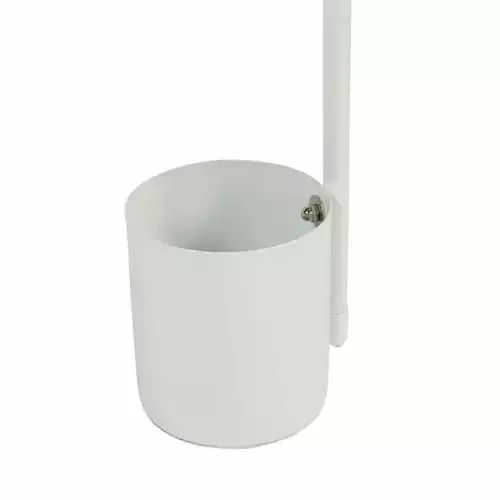 Decoratie Lampes à Poser Lampe Métal Avec Pot Crayons Blanc 3 Decoratie Lampes à Poser Lampe Métal Avec Pot Crayons Blanc – Image 3