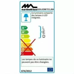 Martinelli Luce Lampes à Poser Lampe Nomade LED H35cm 9 Martinelli Luce Lampes à Poser Lampe Nomade LED H35cm -Luminaires Soldes Boutique lampe nomade led h35cm 3