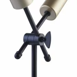 ATHM DESIGN Lampes à Poser Lampe Pied Métal Noir -Luminaires Soldes Boutique lampe pied metal noir 2