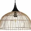 Beliani Suspensions Lampe Suspendue En Rotin Naturel