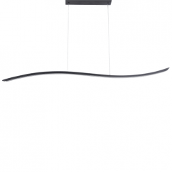 Beliani Suspensions Lampe Suspendue LED 120 Cm Noir -Luminaires Soldes Boutique lampe suspendue led 120 cm noir 1