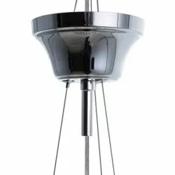 Beliani Suspensions Lampe Suspension Argenté -Luminaires Soldes Boutique lampe suspension argente 5