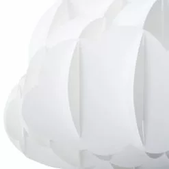 Beliani Suspensions Lampe Suspension Blanche -Luminaires Soldes Boutique lampe suspension blanche 3