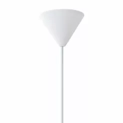 Beliani Suspensions Lampe Suspension Blanche -Luminaires Soldes Boutique lampe suspension blanche 4