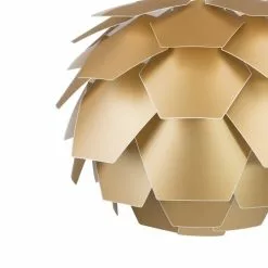 Beliani Suspensions Lampe Suspension Dorée Mini -Luminaires Soldes Boutique lampe suspension doree mini 2