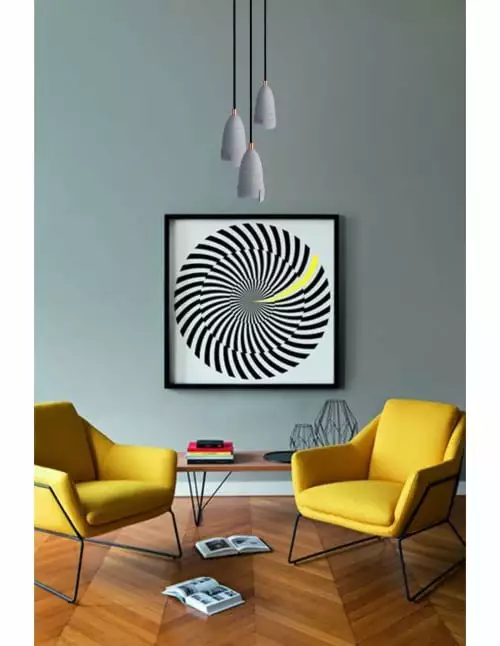 Gone's Lustres Lampe Suspension En Béton Accessoires Cuivrés 2 Gone's Lustres Lampe Suspension En Béton Accessoires Cuivrés – Image 2