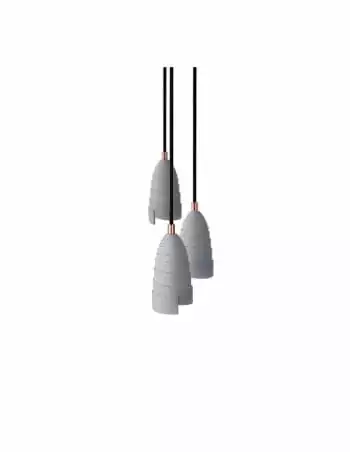 Gone's Lustres Lampe Suspension En Béton Accessoires Cuivrés 5 Gone's Lustres Lampe Suspension En Béton Accessoires Cuivrés – Image 5