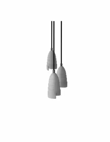 Gone's Lustres Lampe Suspension En Béton Accessoires Perle Noire 6 Gone's Lustres Lampe Suspension En Béton Accessoires Perle Noire – Image 6