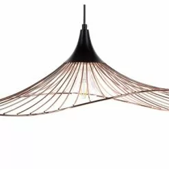 Beliani Suspensions Lampe Suspension En Métal Cuivré