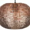 Beliani Suspensions Lampe Suspension En Métal Cuivré