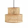 Madam Stoltz Suspensions Lampe Suspension En Rotin