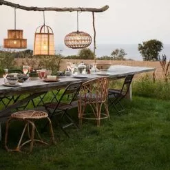 Madam Stoltz Suspensions Lampe Suspension En Rotin -Luminaires Soldes Boutique lampe suspension en rotin 2