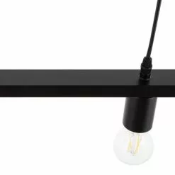 Beliani Suspensions Lampe Suspension Noir -Luminaires Soldes Boutique lampe suspension noir 3