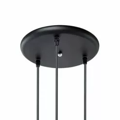 Beliani Suspensions Lampe Suspension Noire -Luminaires Soldes Boutique lampe suspension noire 4