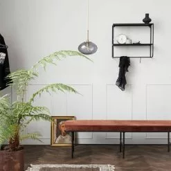 House Doctor Suspensions Lampe Suspension Vintage En Verre Gris Small 22cm -Luminaires Soldes Boutique lampe suspension vintage en verre gris small 22cm 3