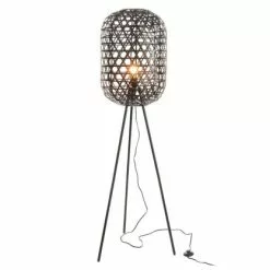 Meubles & Design Lampadaires Lampe Trépieds Style Ethnique Bambou -Luminaires Soldes Boutique lampe trepieds style ethnique bambou 2