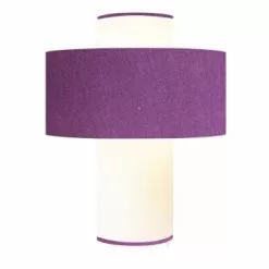 Abat-jours Lampes à Poser Lampe Taupe D 35 Cm -Luminaires Soldes Boutique lampe violet d 35 cm 1