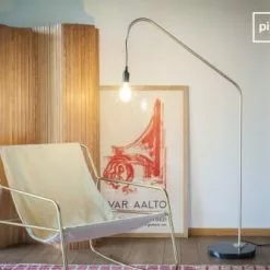 PIB Lampadaires Liseuse En Métal Et Marbre Noir -Luminaires Soldes Boutique liseuse en metal et marbre noir 1