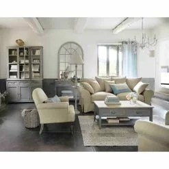 Maisons Du Monde Lustres Lustre à Pampilles En Métal Blanc Effet Vieilli D73 -Luminaires Soldes Boutique lustre a pampilles en metal blanc effet vieilli d73 1000 4 11 130309 7