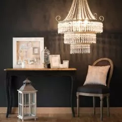 Maisons Du Monde Lustres Lustre à Pampilles En Métal Gris 11 Maisons Du Monde Lustres Lustre à Pampilles En Métal Gris -Luminaires Soldes Boutique lustre a pampilles en metal gris 1000 11 8 154660 12