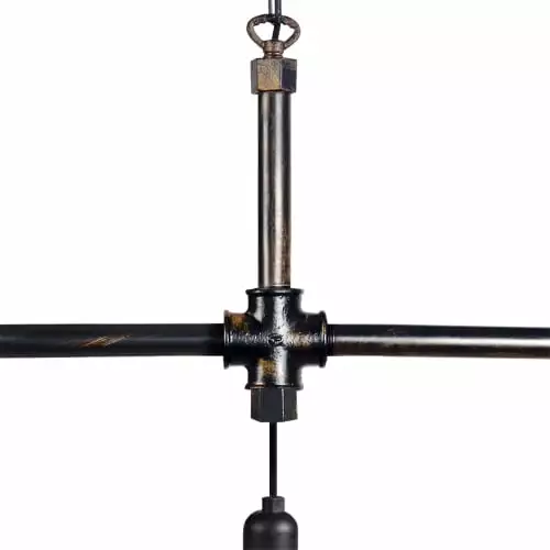 Tosel Lustres Lustre Acier Noir 4 Tosel Lustres Lustre Acier Noir – Image 4