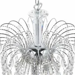 Beliani Lustres Lustre Argenté 8 Beliani Lustres Lustre Argenté -Luminaires Soldes Boutique lustre argente 2