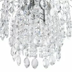Beliani Lustres Lustre Argenté 9 Beliani Lustres Lustre Argenté -Luminaires Soldes Boutique lustre argente 3