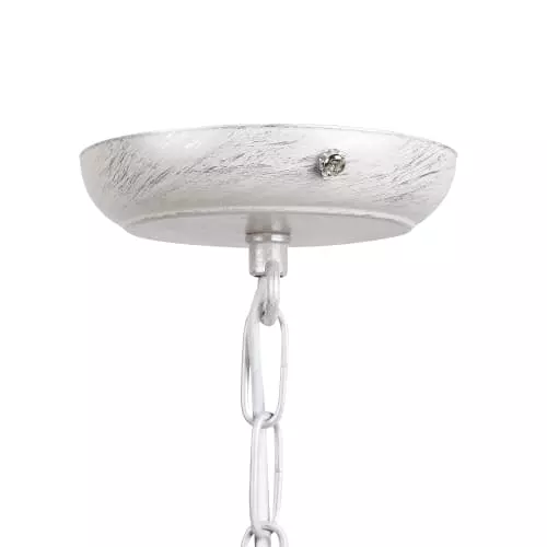 Beliani Lustres Lustre Blanc 5 Beliani Lustres Lustre Blanc – Image 5